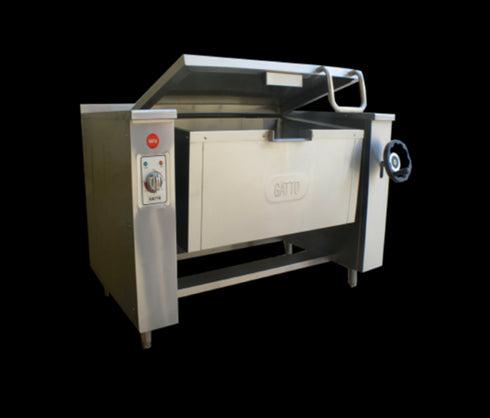 GATTO 120Lt S/Steel Gas Tilting Pan